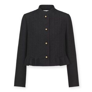 Christian Dior Boucle Peplum Jacket